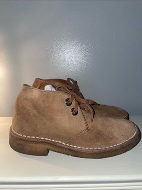 Bata Safari Kenya Suede Chukka Boots Brown Handmade Men's Size 8